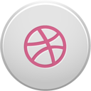 Dribbble Hover Icon